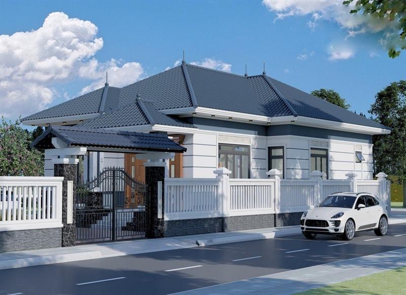 . Mẫu biệt thự 1 tầng 9x12m