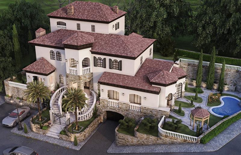 Xây dựng TMH - Công ty xây dựng uy tín tại Việt Nam. Mẫu biệt thự Địa Trung Hải đẹp tựa giấc mơ, đầy quyến rũ