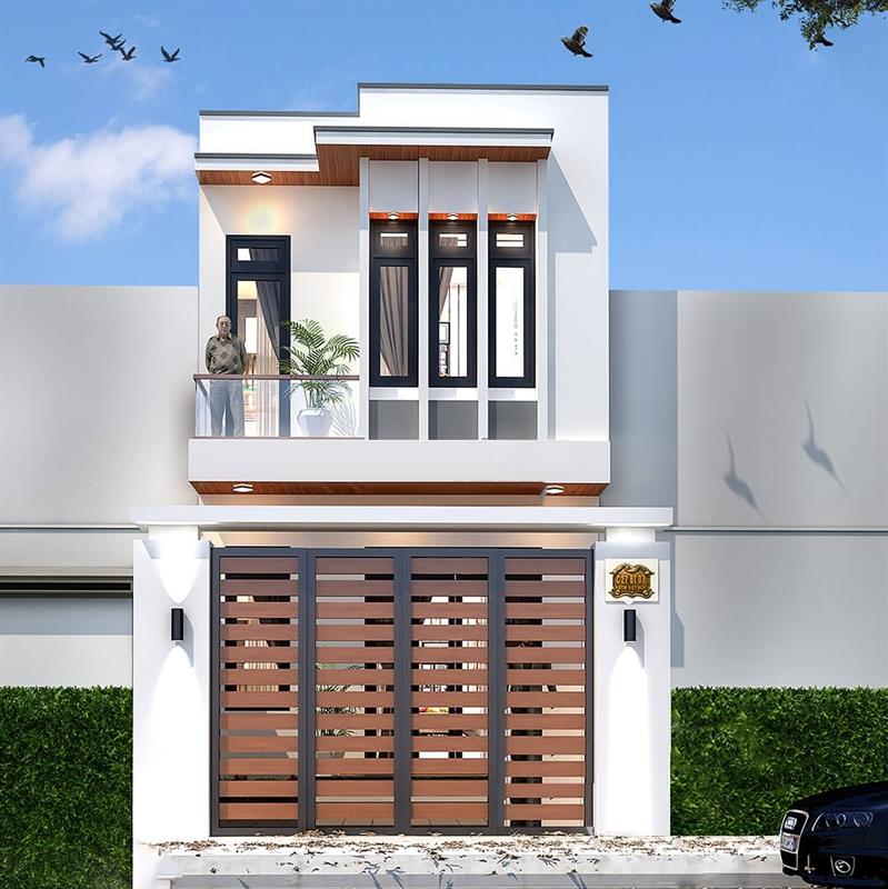 Xây dựng TMH - Công ty xây dựng uy tín tại Việt Nam. Khám phá mẫu nhà ống 2 tầng 5x13m đẹp khó thể bỏ qua