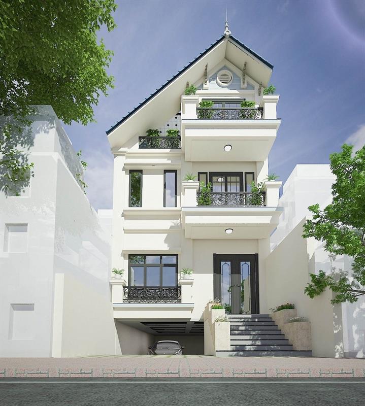 Xây dựng TMH - Công ty xây dựng uy tín tại Việt Nam. Mẫu nhà ống có tầng bán hầm tuyệt đẹp nhất