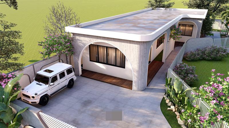 . Về với thiên nhiên bên nhà vườn 2 mặt tiền đẹp tựa chốn bồng lai