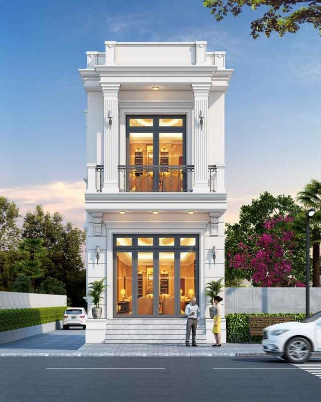 Xây dựng TMH - Công ty xây dựng uy tín tại Việt Nam. Mẫu thiết kế nhà ống 2 tầng 4.5 x16m đẹp từ trong ra ngoài